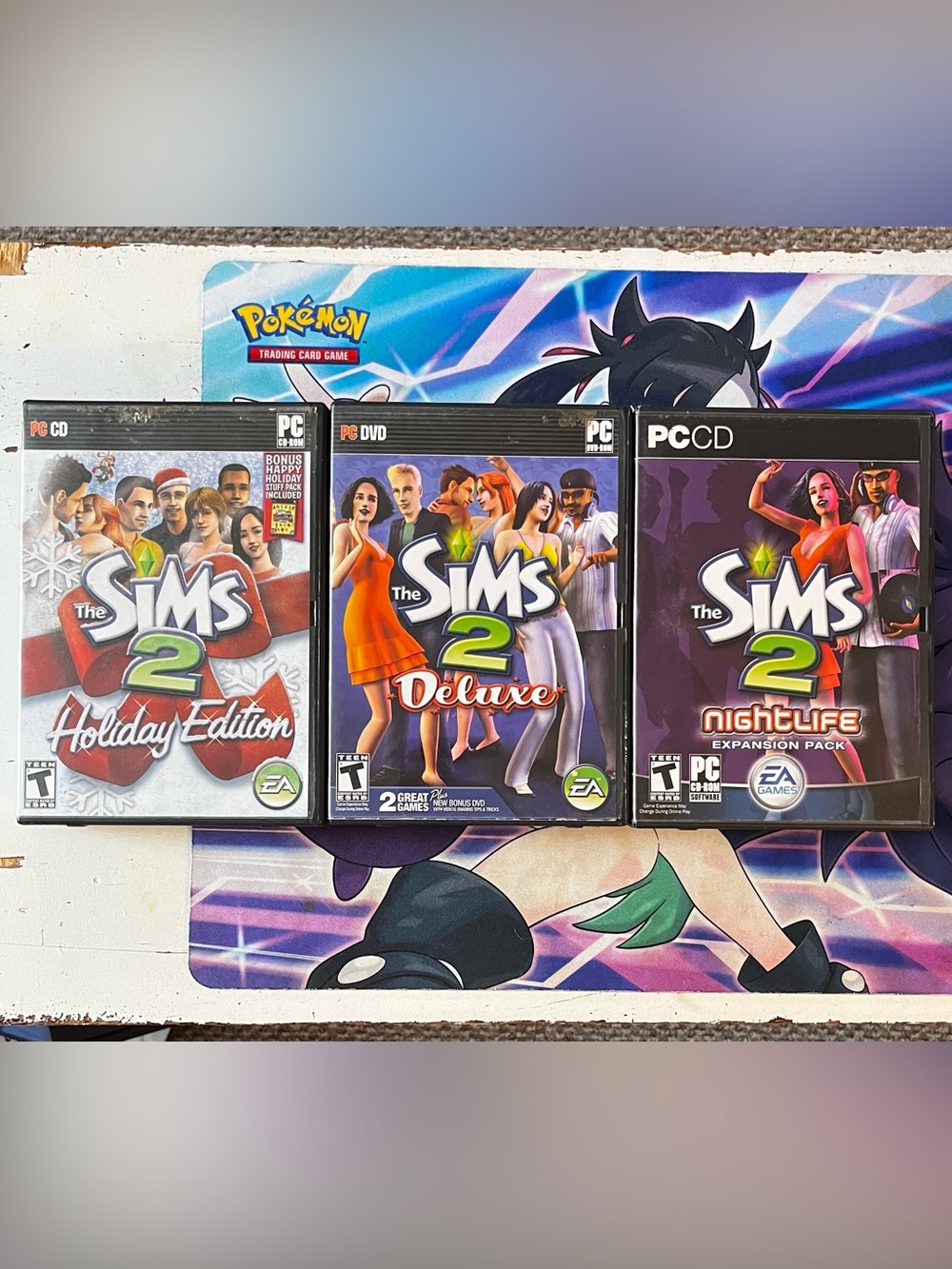 Sims 2 Deluxe & Holiday Edition, Happy Holiday Stuff & Nightlife Expansion Packs